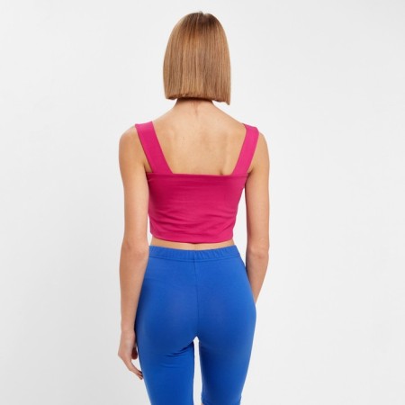Top female minku: Basic line Fuchsia color, rr 48-2
