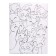 Picture on numbers on a canvas with a subframe "Many cats", 40 x 50 cm