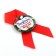 The icon with a ribbon for graduation "Graduate of primary school", D = 4.5 cm