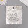Decor for creativity metal, rhinestones "Heart in the month" silver 2x1.5x0.5 cm