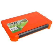 Box for baits KDP-3, red color, 270 × 175 × 40 mm