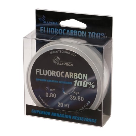 Monophile FX FX FX FLUOROCARBON LESTION 100%, diameter 0.80 mm, test 39.8 kg, 20 m, transparent-1