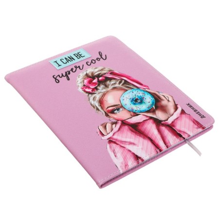 Universal diary for grade 1-11 Super Cool, hard cover, artificial leather, foam rubber, lies, 80 g/m2-1