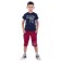 Children's costume Hi Bro !!!, height 104 cm, dark blue color
