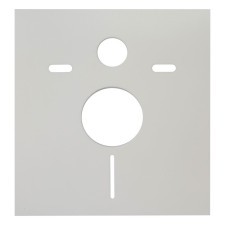 Soundproof gasket for a suspended toilet and bidet Wave, 42.5x39.2 cm