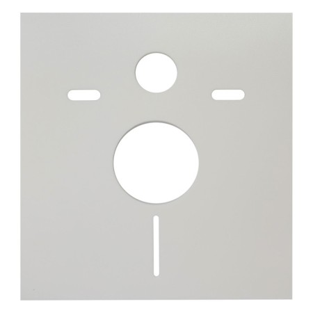 Soundproof gasket for a suspended toilet and bidet Wave, 42.5x39.2 cm