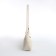 Bag Women's Baget with a zipper, white color