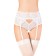 Erotic panties of Erolata with high landing, white, size 50-52