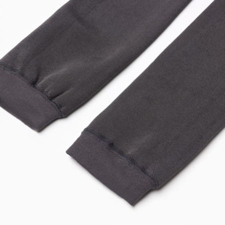Microfiber leggings with fleece inside 600 den, gray color, size 1-3-2