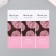 Sticker paper Gratitude "buds" set of 50 pcs 9x3 cm