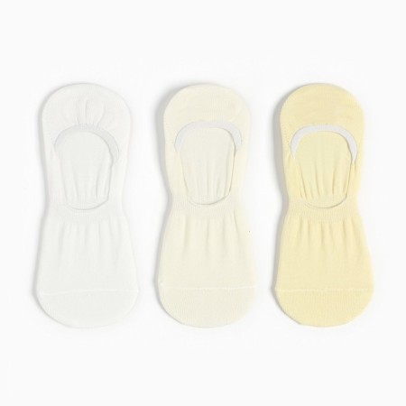 A set of female tracks KAFTAN "BASIC" 3 pairs, p. 36-39 (23-25 ​​cm) col. yellow