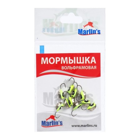 Mormyshka tungsten Marlin’s Vyatka larva No. 3, 10 pcs-1