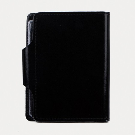 The cover on the button, for auto documents and passports, black color-1