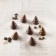 Form for the preparation of sweets Choco Trees, silicone