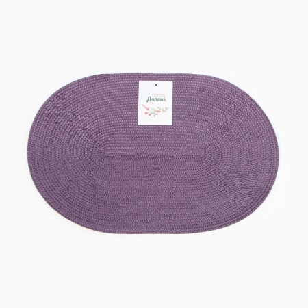 Serving shade "Oval", central purple, 45*30 cm-3