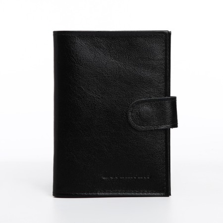 Cover for auto documents and passports, black color