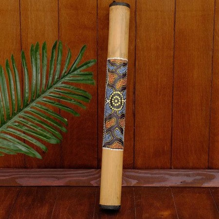 Souvenir musical instrument "Rain with blue patterns" 50x5x5 cm mix-8
