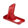Luazon phone stand, folding, adjustable height, red
