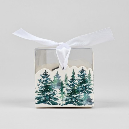 Box a gift New Year's folding "New Year's House", 7 x 7 x 7 cm, New Year-3