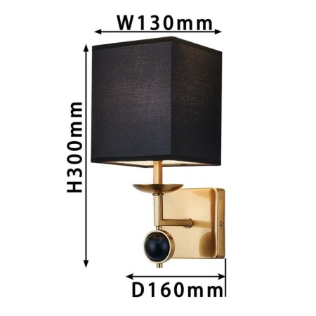 Wall lamp Diva 130 mm, 130 mm, 160 mm, E14 40W-2