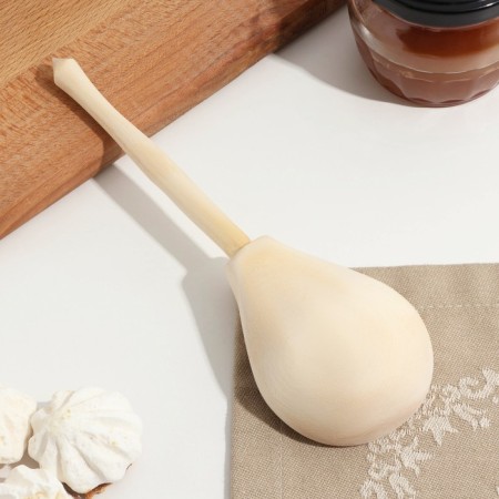 Spoon half -bastard, without painting, chemical, 19 × 6 cm-1
