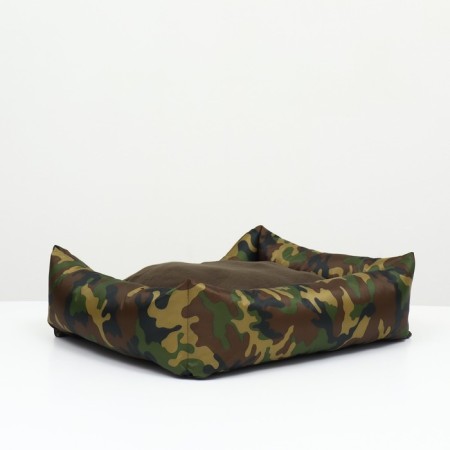 A stove with a removable pillow "Camouflage", 55 x 45 x 15 cm-3