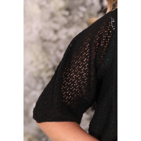 Cardigan female, size 56, black color-11
