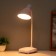 Classic table lamp E27 15W white 12x14x41cm Risalux