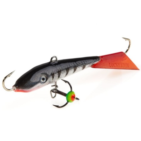 Balancir Lucky John Fin 5 + tee, 7 cm, 12hrt blister-3