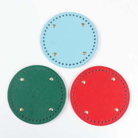 The basis for knitted products to the leatherette "Round. Modern" MIX 15x15 cm