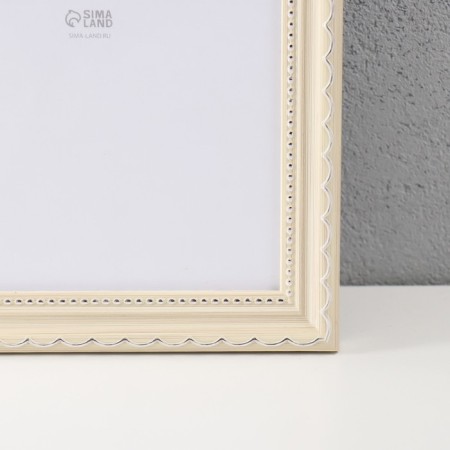 Photo frame plastic "Beam style" 40x60 cm, beige-1