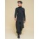 Turtleneck for the boy Pelican, height 98 cm, black color