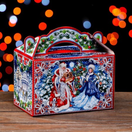 Gift box "on the rink" 20 x 12 x 19 cm