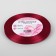Satin tape, 6 mm × 23 ± 1 m, deep red color No. 33