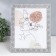 Photo frame plastic 20x25 cm "waves" white with black 28.5x23.5 cm