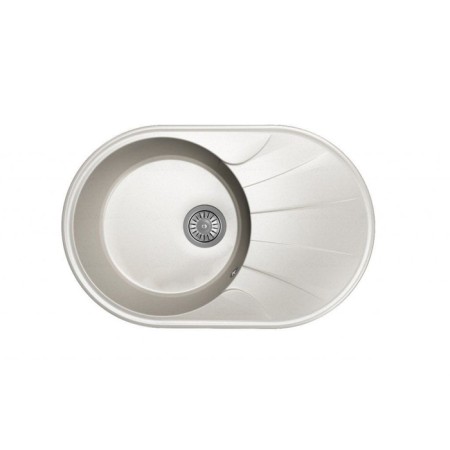 Dr.gans Smart “Viola-740” kitchen washing is 740x480 mm, h = 197 mm, white color