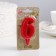 Candle for the cake the number "Oval" "6", red, 5.5 cm