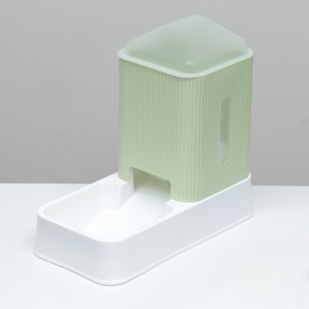 Animal auto feeder 3.5 l, white-green-2
