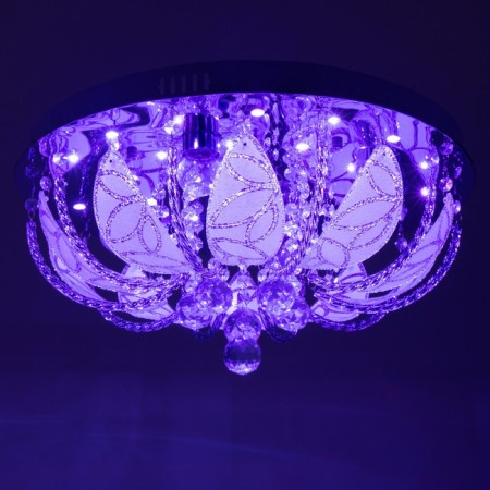 Svetogor chandelier "Moscow" 5x60W E27 LED lighting chrome 50x50cm-7