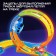 Flexible track machine Flash Track, with hook hooks, blue color