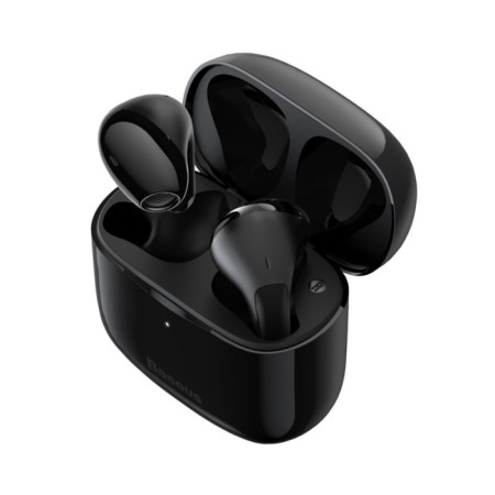 Wireless headphones Baseus E3, TWS, inserts, BT5.0, 35/330 mAh, microphone, black-5