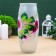 Vasa light with painting on matte glass, D-7; 10x23 cm