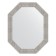Mirror in the baguette frame, a wave of chrome 90 mm, 76x96 cm