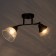 Ceiling chandelier "Arron" E27 2x40W Black 46x19x24cm