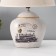 Table lamp with lampshade Risalux "City", E27, 40 W, 30 × 30 × 43 cm