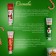 New Year's gift set of cosmetics. Hand creams. Red-green series