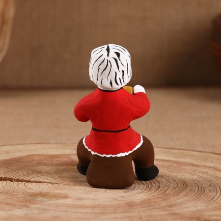 Souvenir boy with harmonies ", Kargopol toy, mix-7