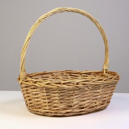 Wicker basket, 37 x 30/14 x 38 cm, willow