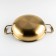 Stear, d = 22 cm, h = 6.5, thickness 1 mm, 201 steel, gold color