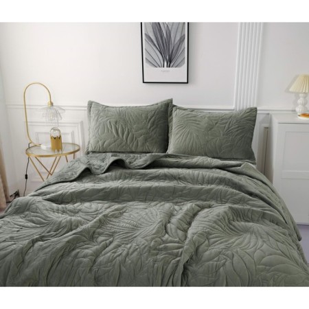 Sofi de Marko “Gloria” bedspread, size 160x220 cm, green color-4